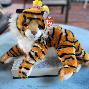 Vintage Ty Classic "Pinstripes" 15" Tiger Plush 2005